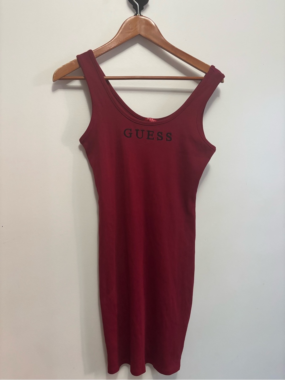 GUESS Burgundy Bodycon Dress